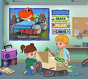 Get Ready for Kindergarten: T-Rex Science Journey