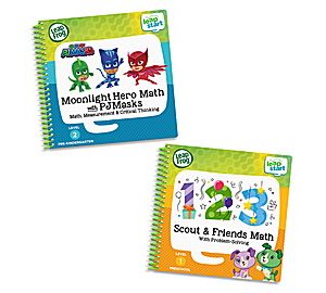 LeapStart® 2 Book Combo Pack: Scout & Friends Math and Moonlight Hero Math With PJ Masks