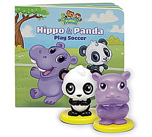 Learning Friends™ Hippo & Panda Figure Set with Board Book