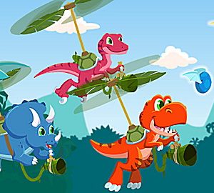 T-Rex Rush: Egg Spelling Collection Crew