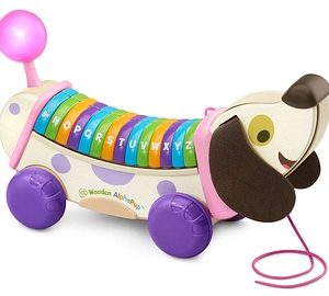 Wooden AlphaPup™ - Purple